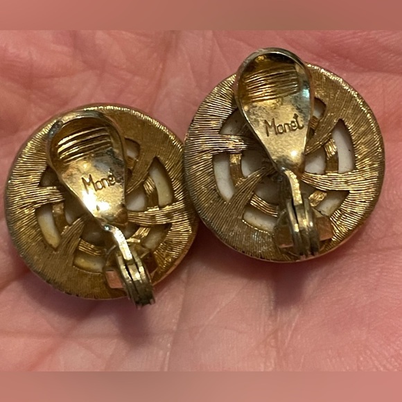 Monet Vintage Clip On Earrings Bundle of 3 - Picture 2 of 4
